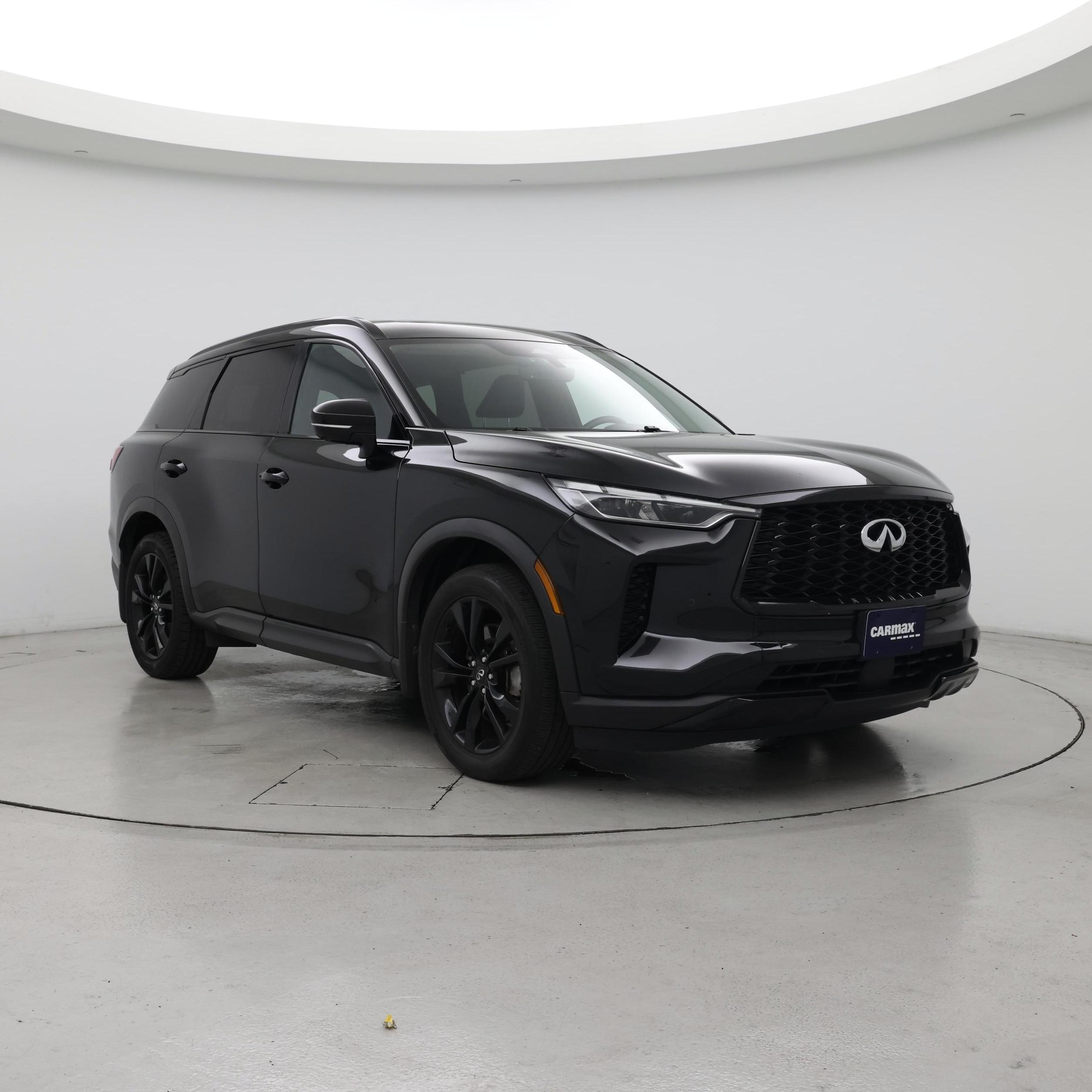 Black 2023 INFINITI QX60 Luxe AWD SUV / Crossover All-Wheel Drive Automatic