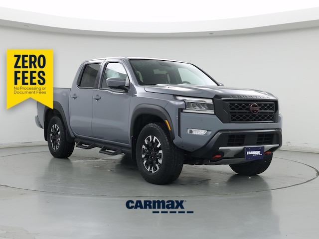 Gray 2023 Nissan Frontier PRO-4X Crew Cab 4WD Pickup Truck Four-Wheel Drive Automatic