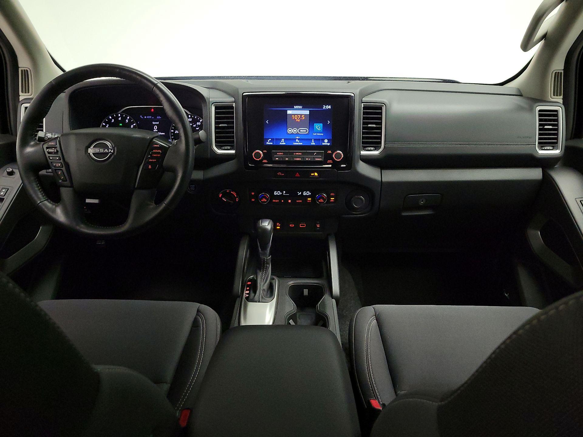 Black 2023 Nissan Frontier Pickup Truck Four-Wheel Drive Automatic