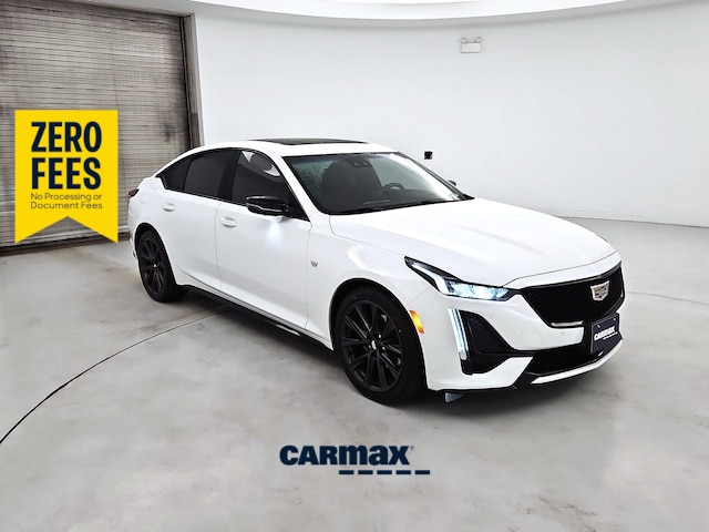 White 2022 Cadillac CT5 Sedan All-Wheel Drive Automatic