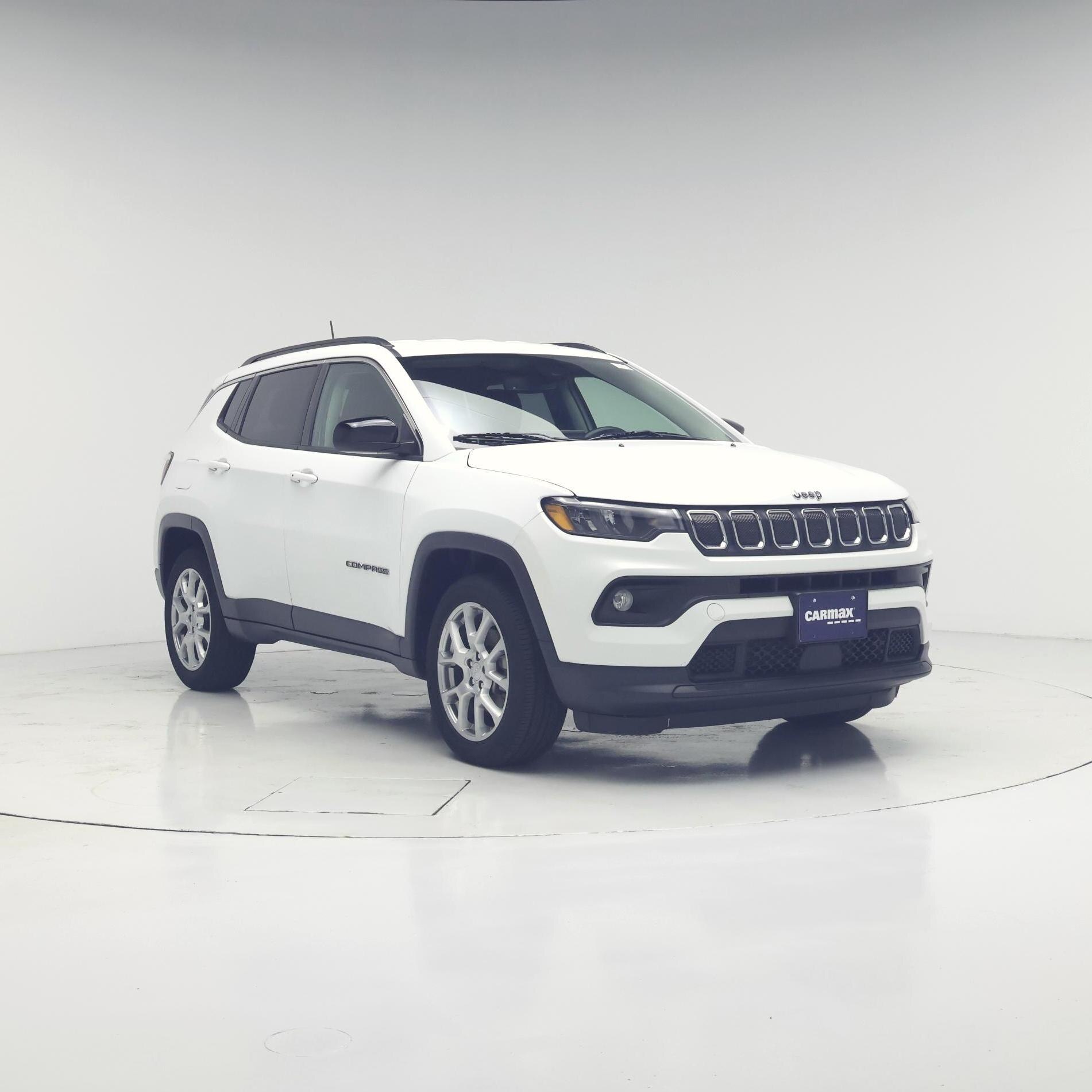 White 2022 Jeep Compass SUV / Crossover Four-Wheel Drive Automatic