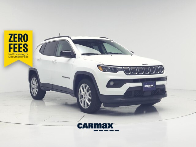 White 2022 Jeep Compass SUV / Crossover Four-Wheel Drive Automatic