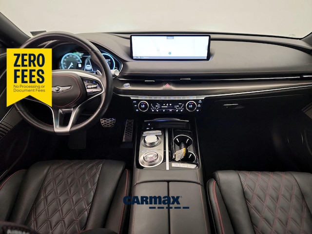 Silver 2024 Genesis G80 Sedan All-Wheel Drive Automatic