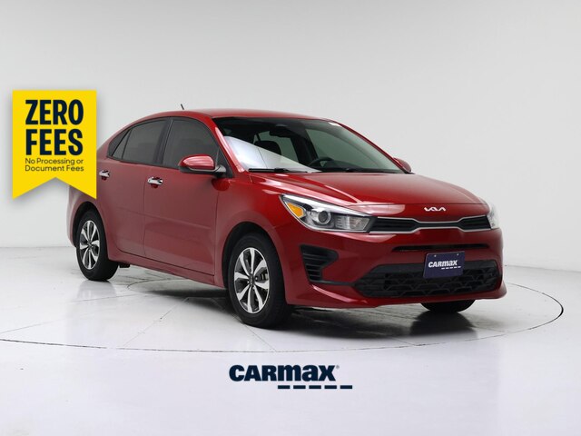 Red 2022 Kia Rio S FWD Sedan Front-Wheel Drive Automatic
