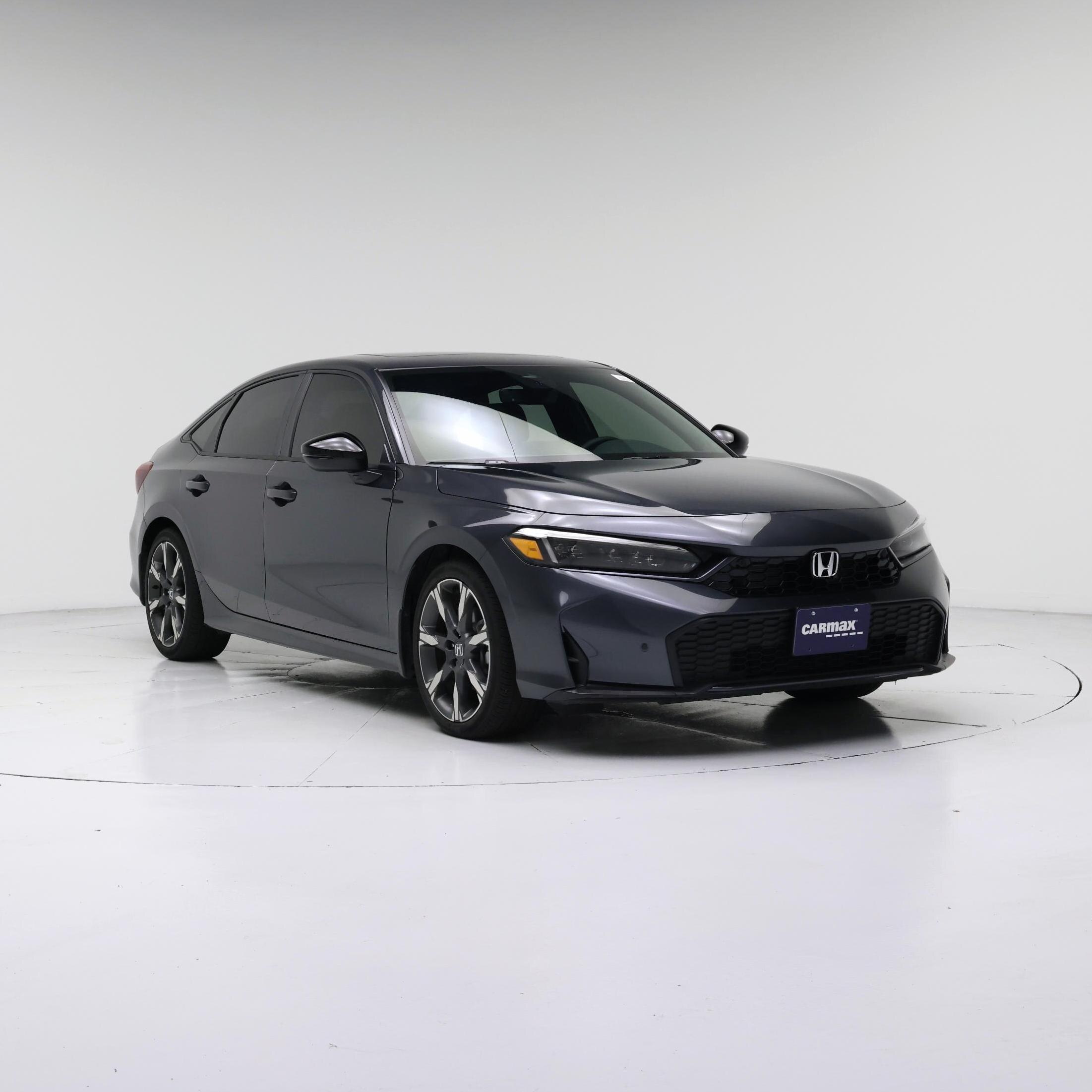 Gray 2026 Honda Civic Hybrid Sedan Front-Wheel Drive Automatic