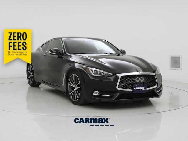 Black 2017 INFINITI Q60 Coupe Rear-Wheel Drive Automatic