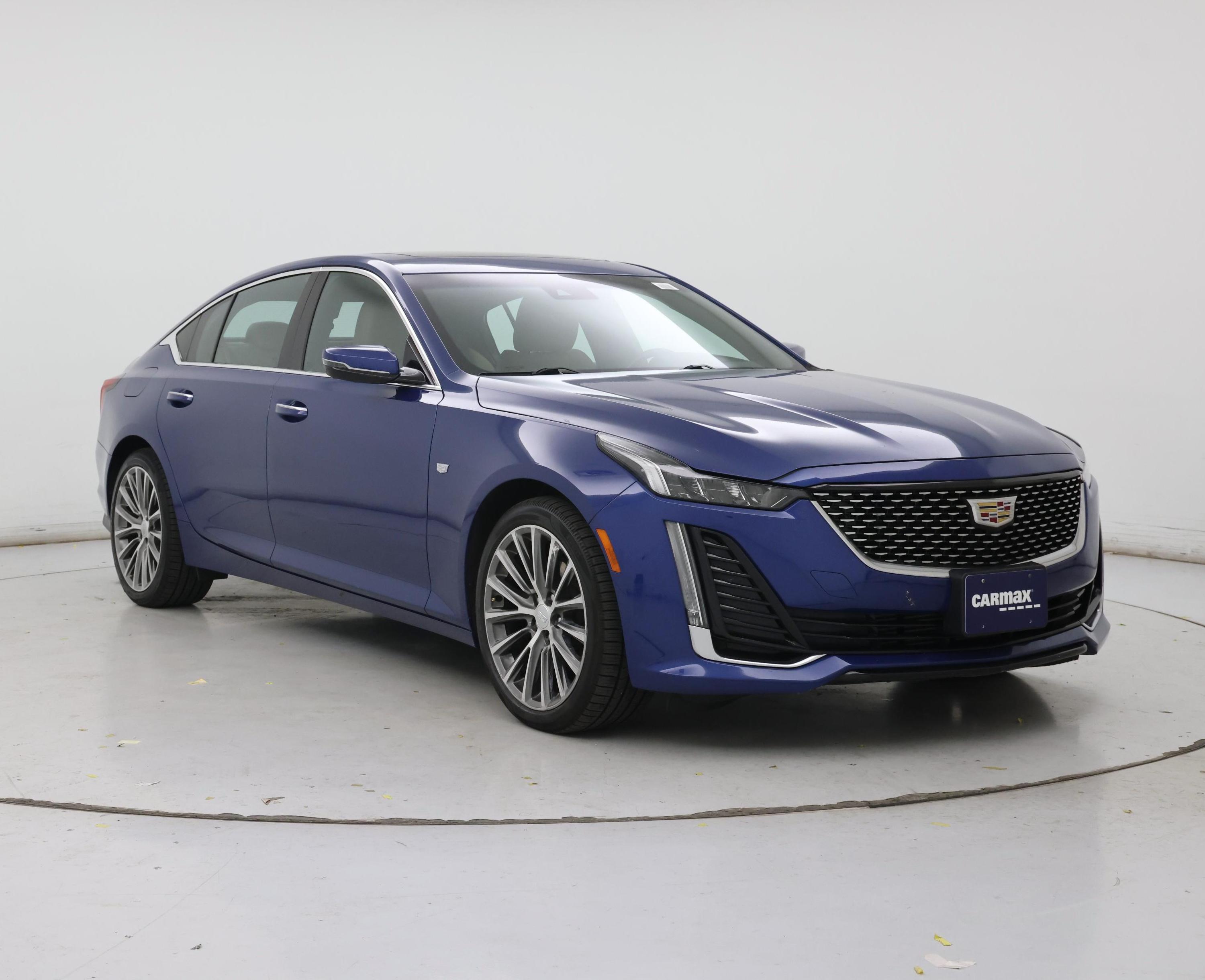 Blue 2020 Cadillac CT5 Premium Luxury Sedan AWD Sedan All-Wheel Drive Automatic