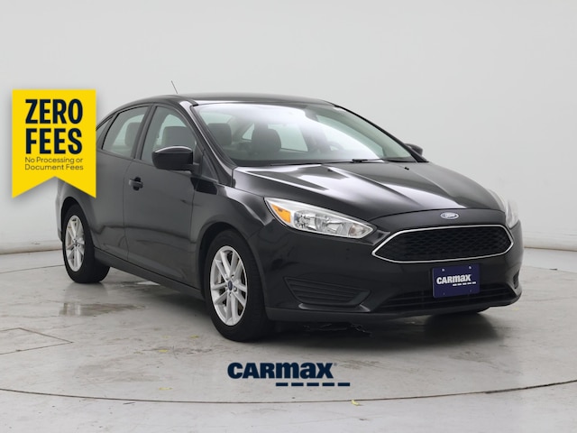 Black 2018 Ford Focus Sedan Front-Wheel Drive Automatic