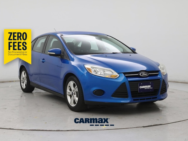 Blue 2014 Ford Focus Sedan Front-Wheel Drive Automatic