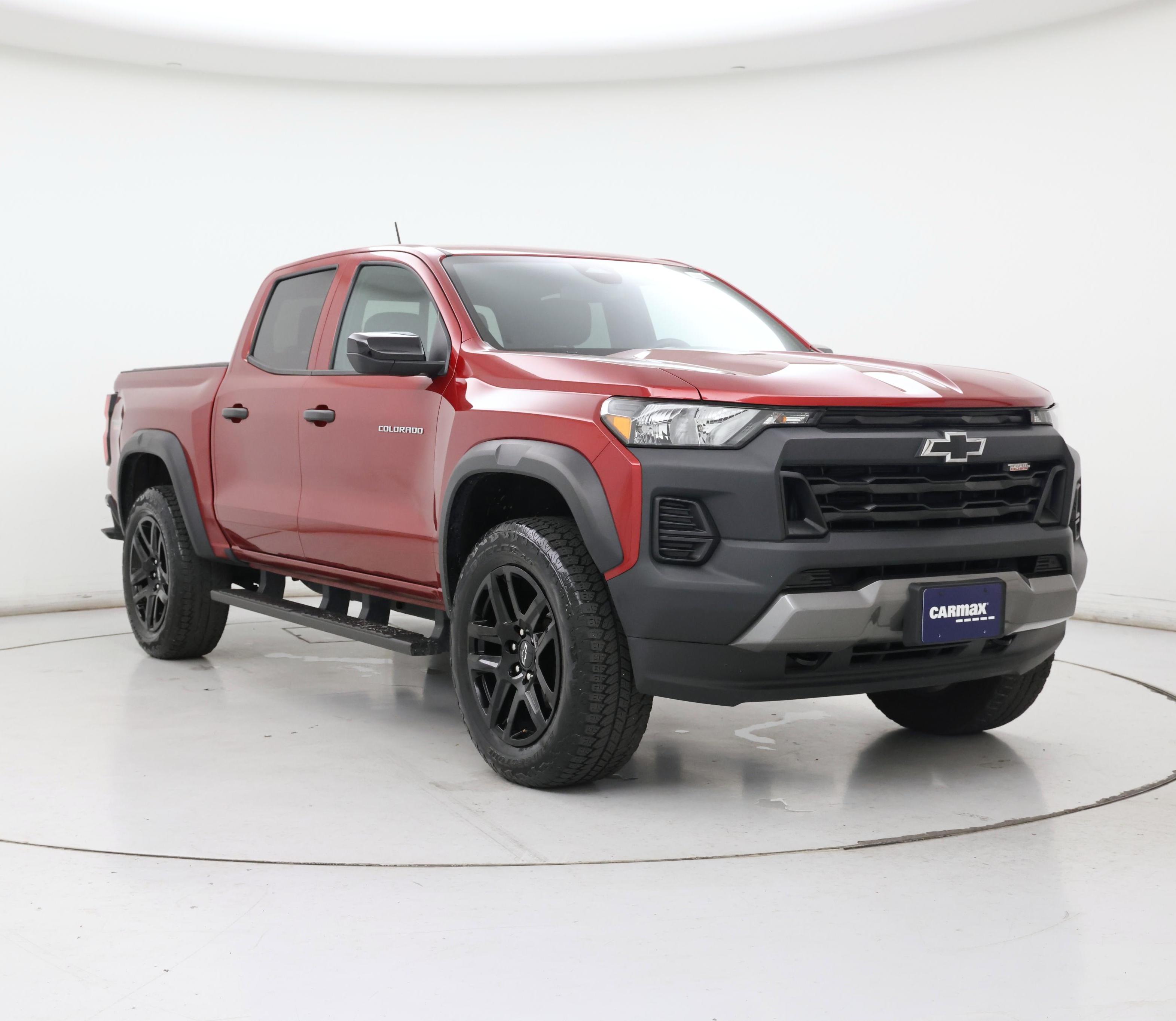 Red 2023 Chevrolet Colorado Pickup Truck Four-Wheel Drive Automatic