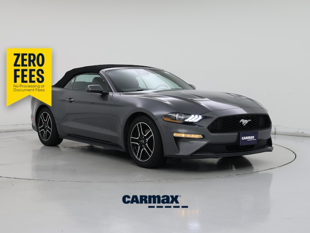 Gray 2022 Ford Mustang Convertible Rear-Wheel Drive Automatic