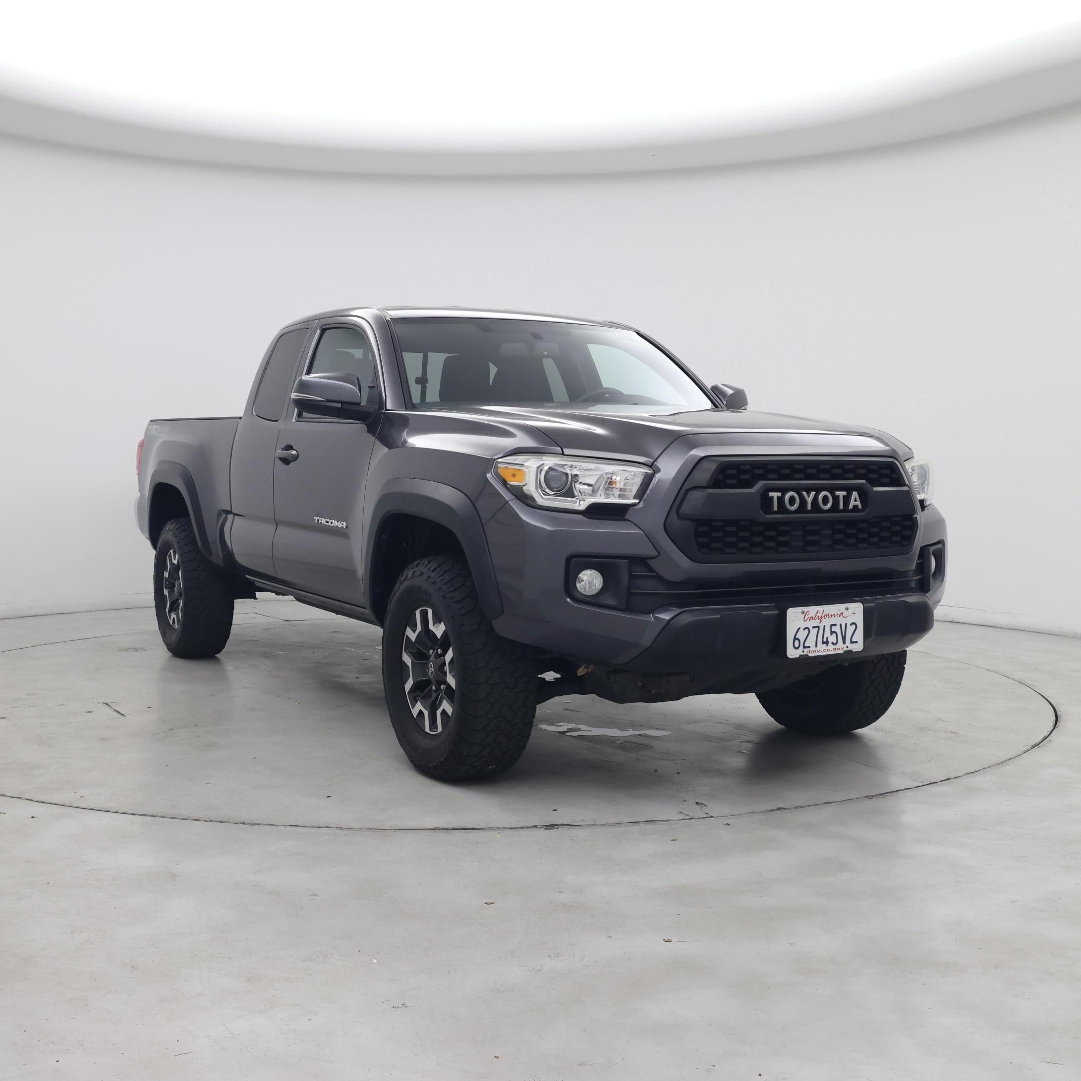 Gray 2016 Toyota Tacoma Access Cab V6 TRD Off Road 4WD Pickup Truck Four-Wheel Drive Automatic
