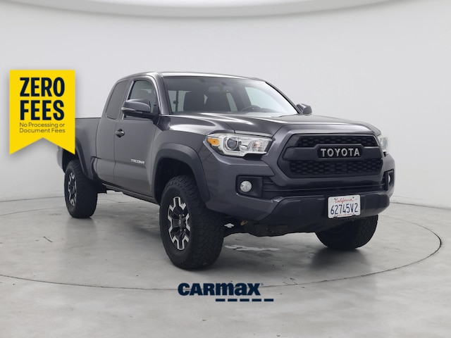 Gray 2016 Toyota Tacoma Access Cab V6 TRD Off Road 4WD Pickup Truck Four-Wheel Drive Automatic