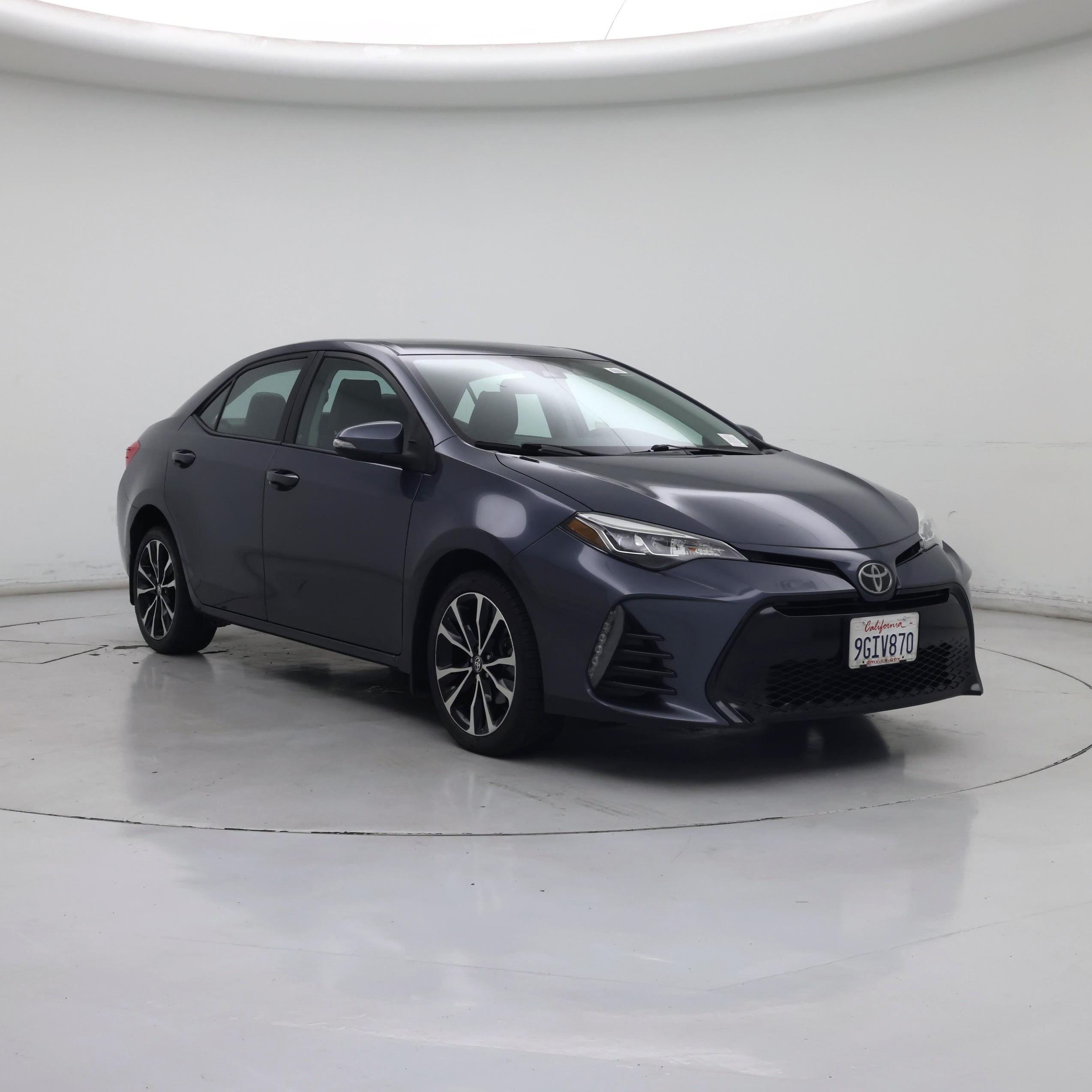 Blue 2017 Toyota Corolla Sedan Front-Wheel Drive Automatic