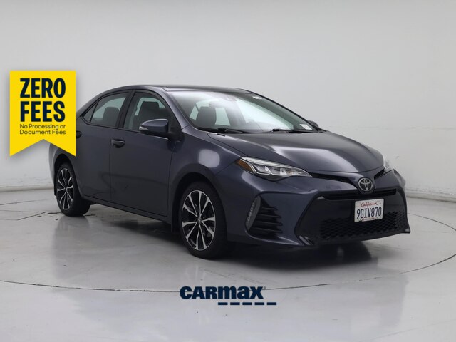 Blue 2017 Toyota Corolla Sedan Front-Wheel Drive Automatic