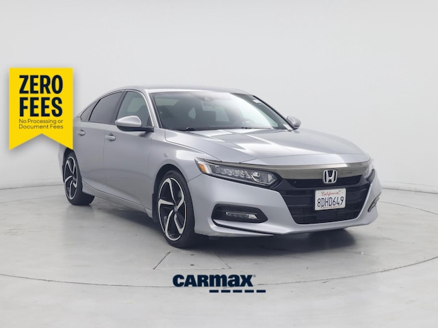 Silver 2018 Honda Accord Sedan Front-Wheel Drive Automatic