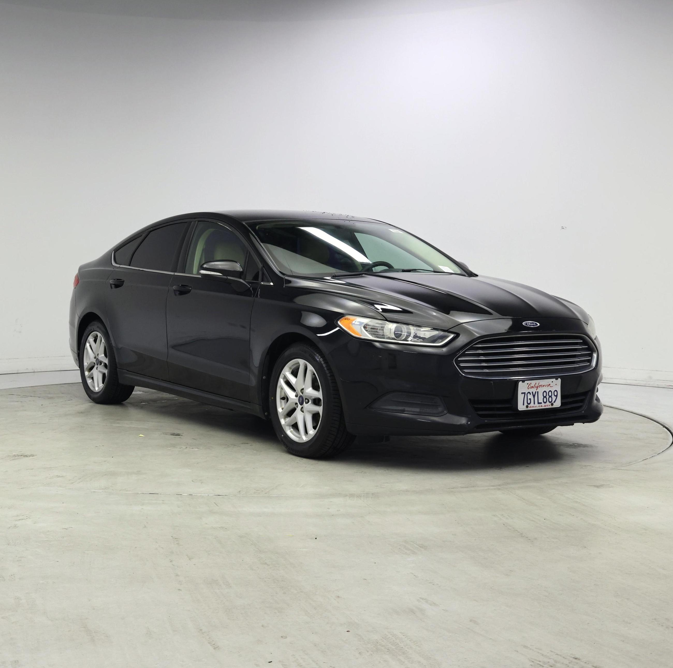 Black 2014 Ford Fusion SE Sedan Front-Wheel Drive Automatic