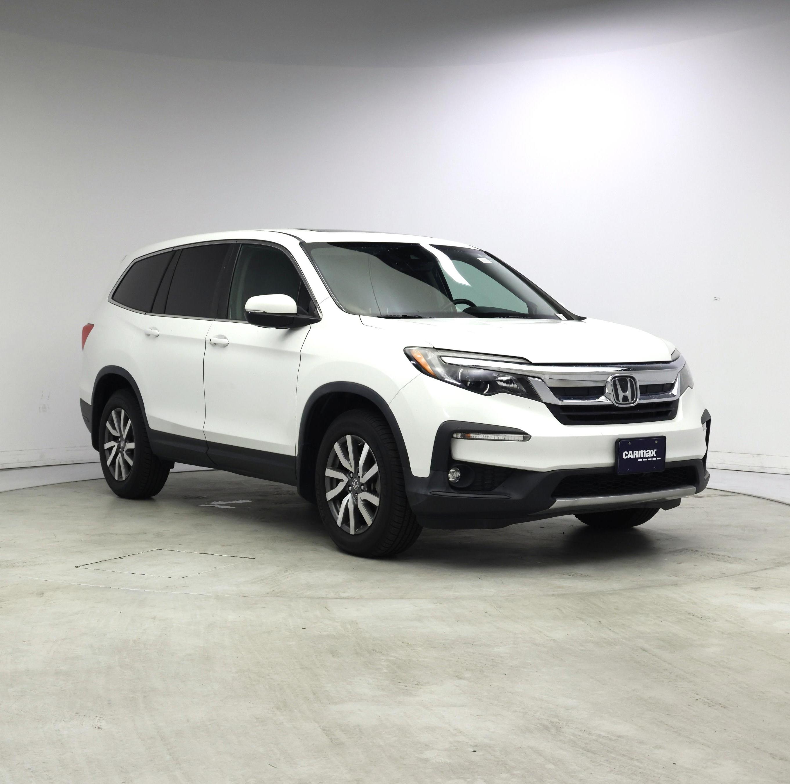White 2021 Honda Pilot EX-L AWD SUV / Crossover All-Wheel Drive Automatic