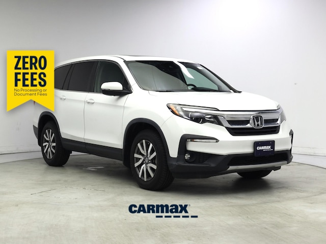 White 2021 Honda Pilot EX-L AWD SUV / Crossover All-Wheel Drive Automatic