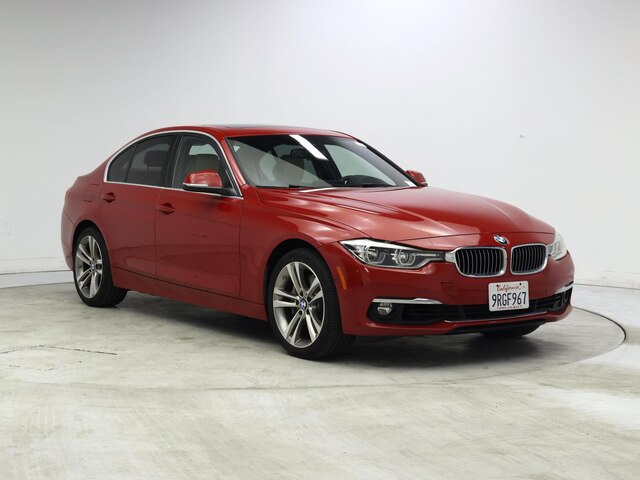 Red 2016 BMW 3 Series 340i Sedan RWD Sedan Rear-Wheel Drive Automatic