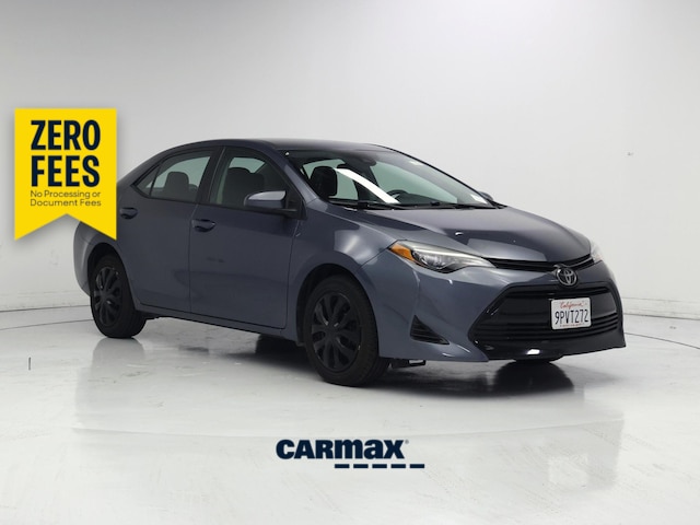 Gray 2019 Toyota Corolla Sedan Front-Wheel Drive Automatic