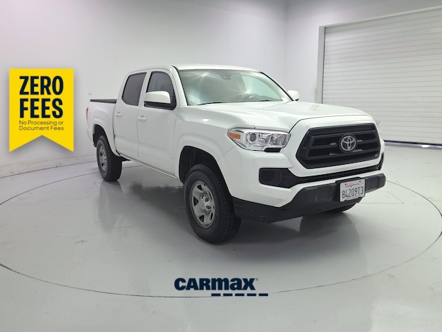 White 2023 Toyota Tacoma Pickup Truck Four-Wheel Drive Automatic