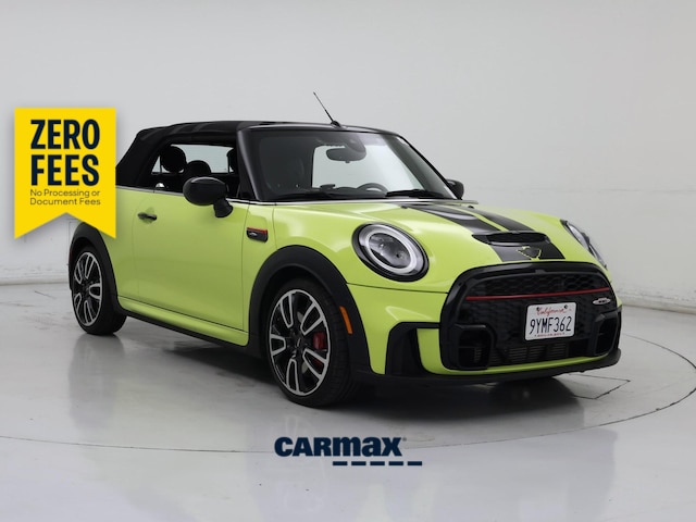 Yellow 2023 MINI Cooper John Cooper Works Convertible FWD Convertible Front-Wheel Drive Automatic