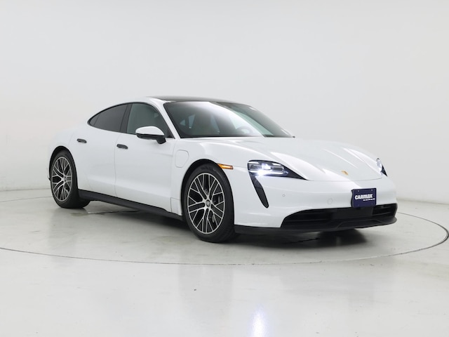White 2022 Porsche Taycan Sedan RWD Sedan Rear-Wheel Drive Automatic