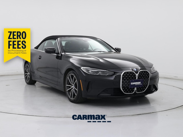 Black 2024 BMW 4 Series Convertible Rear-Wheel Drive Automatic