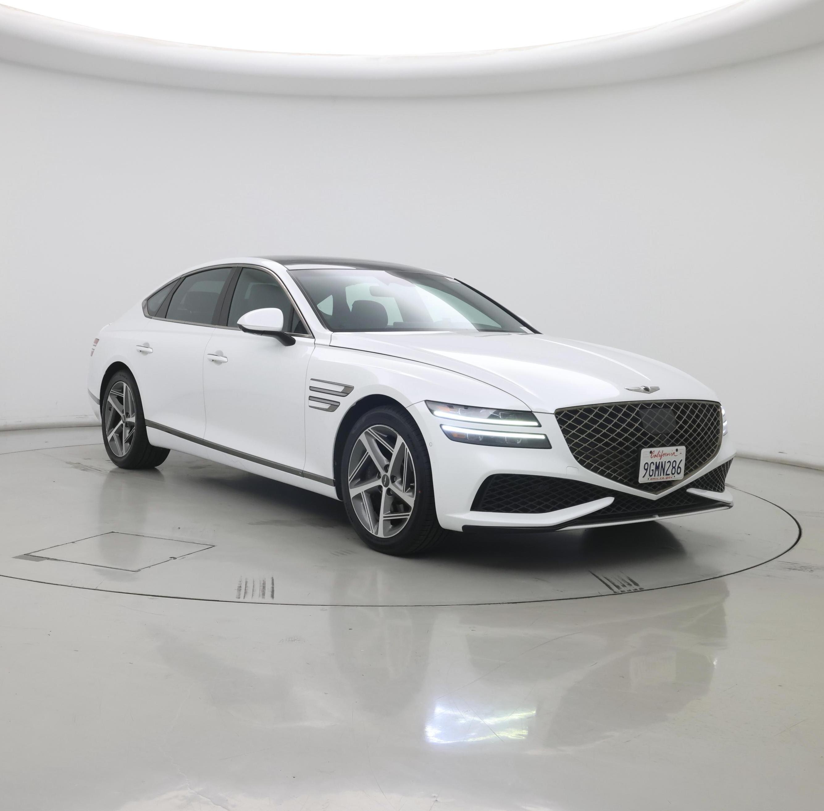 White 2023 Genesis G80 Sedan  Automatic