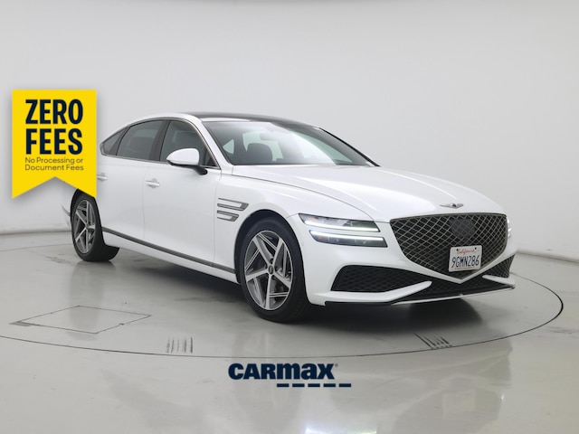 White 2023 Genesis G80 Sedan Automatic