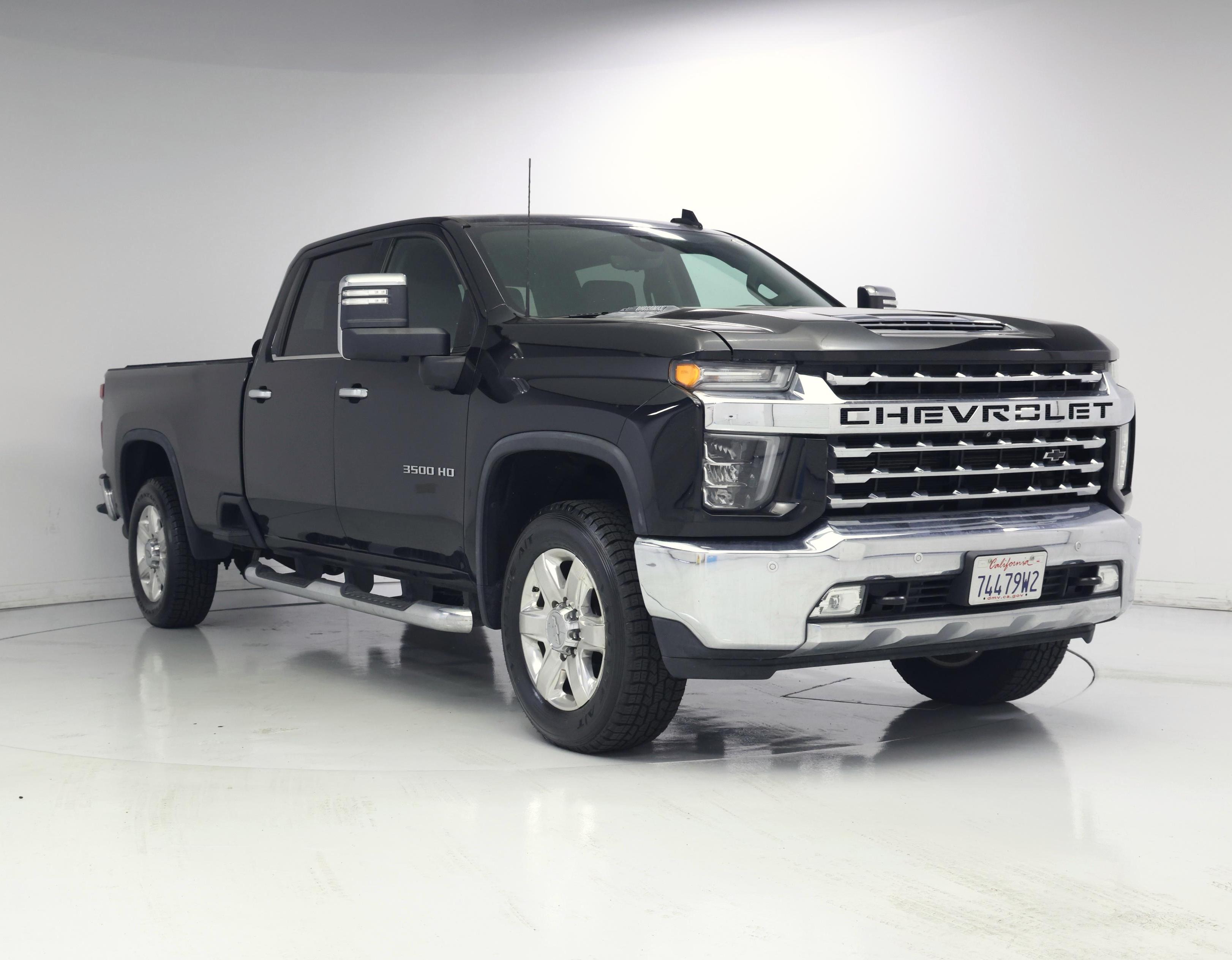 Black 2020 Chevrolet Silverado 3500HD Pickup Truck Four-Wheel Drive Automatic
