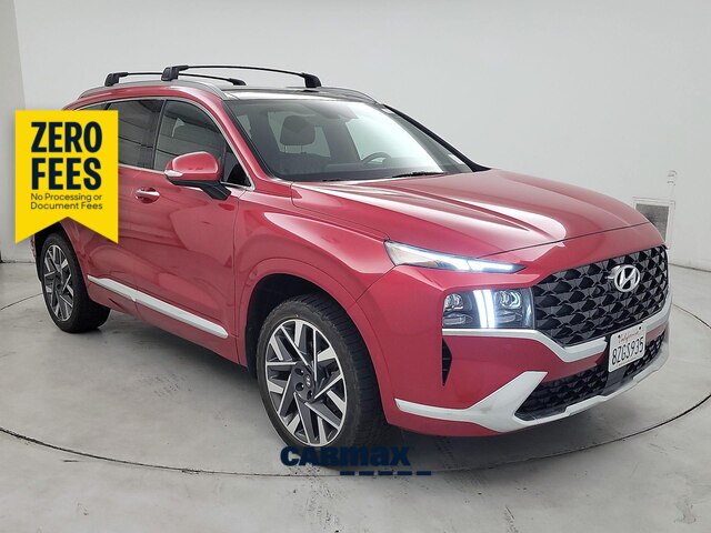 Red 2022 Hyundai Santa Fe SUV / Crossover All-Wheel Drive Automatic