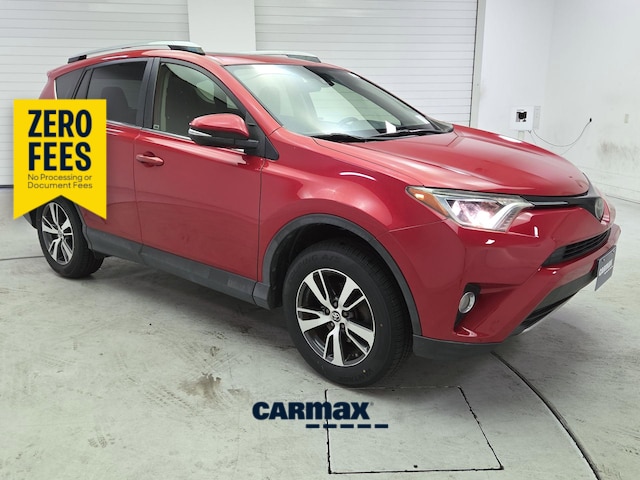 Red 2017 Toyota RAV4 SUV / Crossover All-Wheel Drive Automatic