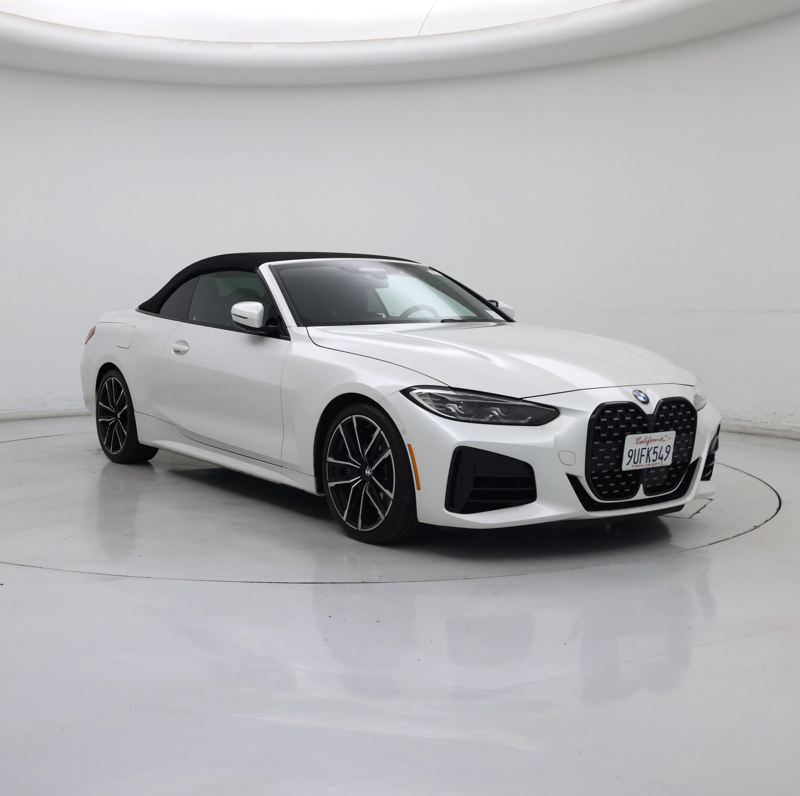 White 2024 BMW 4 Series Convertible Rear-Wheel Drive Automatic