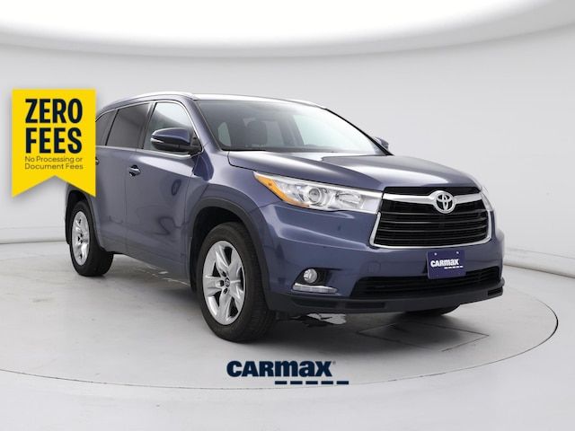 Blue 2016 Toyota Highlander SUV / Crossover All-Wheel Drive Automatic