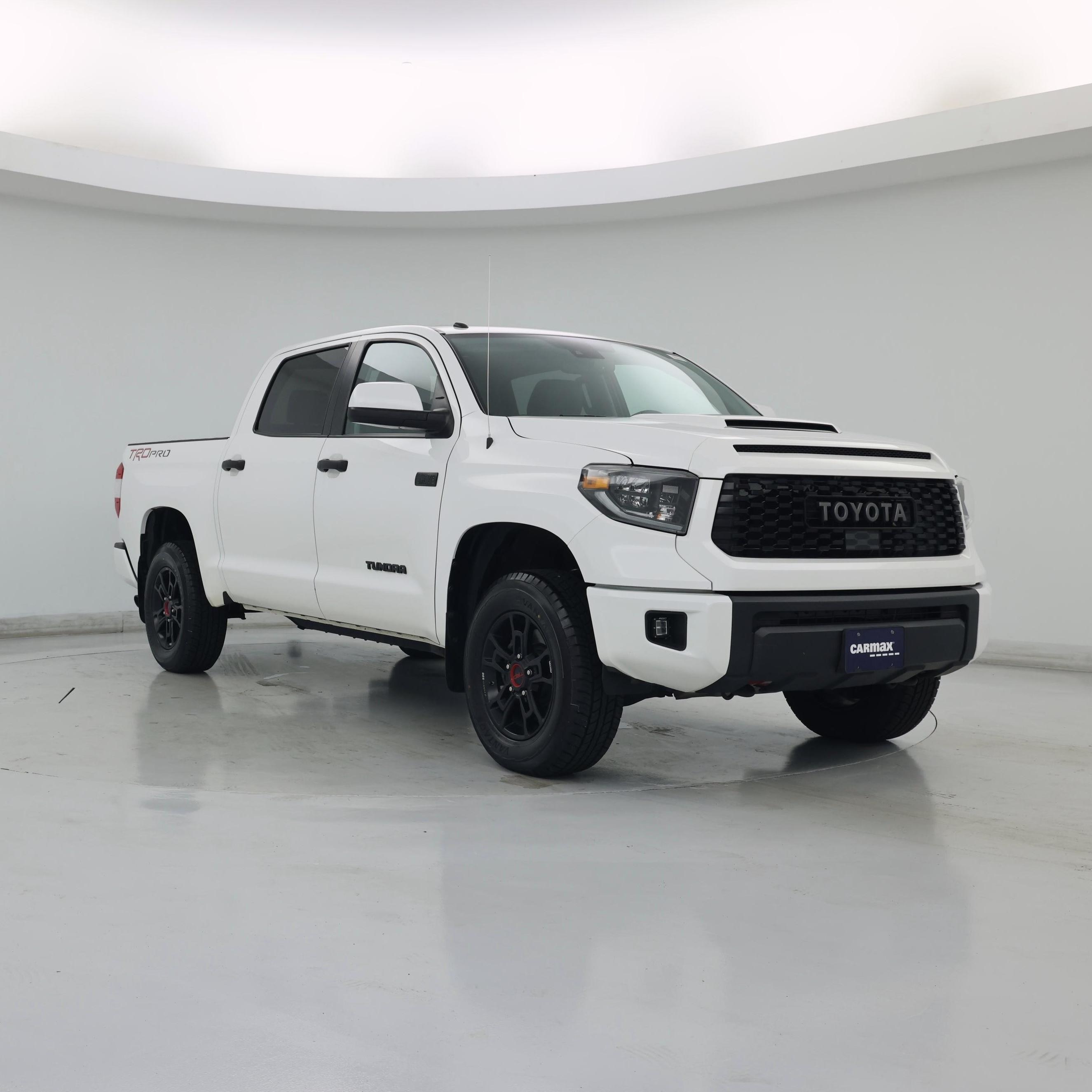White 2019 Toyota Tundra Pickup Truck Four-Wheel Drive Automatic