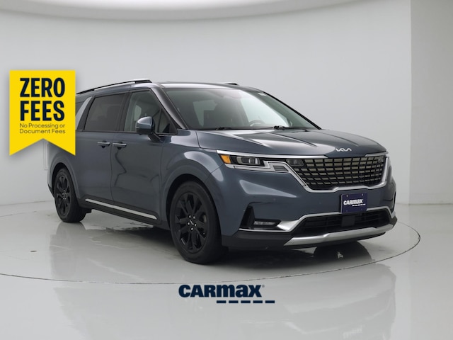 Gray 2022 Kia Carnival Minivan Front-Wheel Drive Automatic