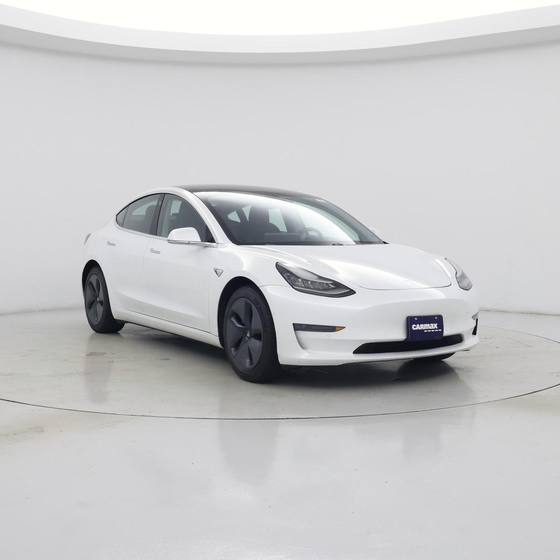 White 2020 Tesla Model 3 Sedan Rear-Wheel Drive Automatic
