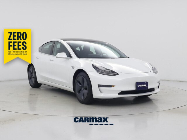 White 2020 Tesla Model 3 Sedan Rear-Wheel Drive Automatic