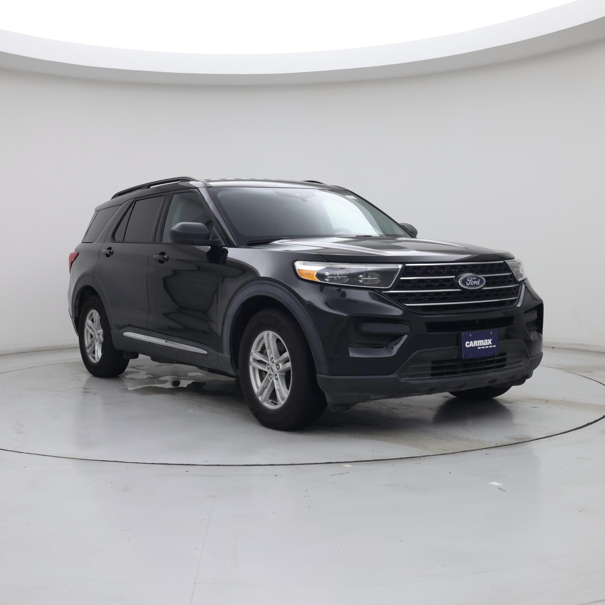 Black 2021 Ford Explorer SUV / Crossover Rear-Wheel Drive Automatic