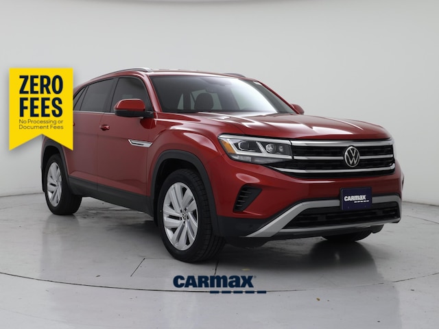 Red 2021 Volkswagen Atlas Cross Sport SUV / Crossover Front-Wheel Drive Automatic
