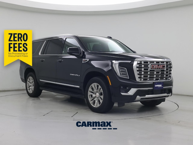 Black 2025 GMC Yukon XL Denali 4WD SUV / Crossover Four-Wheel Drive Automatic