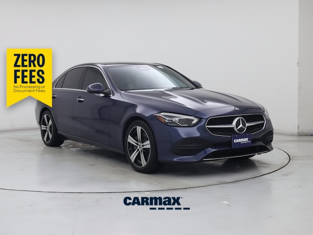 Blue 2024 Mercedes-Benz C-Class Sedan Rear-Wheel Drive Automatic