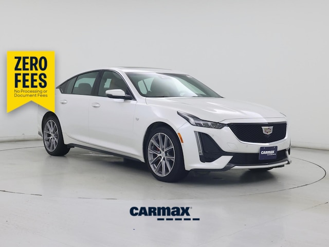 White 2023 Cadillac CT5 Sport AWD Sedan All-Wheel Drive Automatic