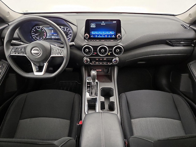 White 2025 Nissan Sentra SV FWD Sedan Front-Wheel Drive Automatic