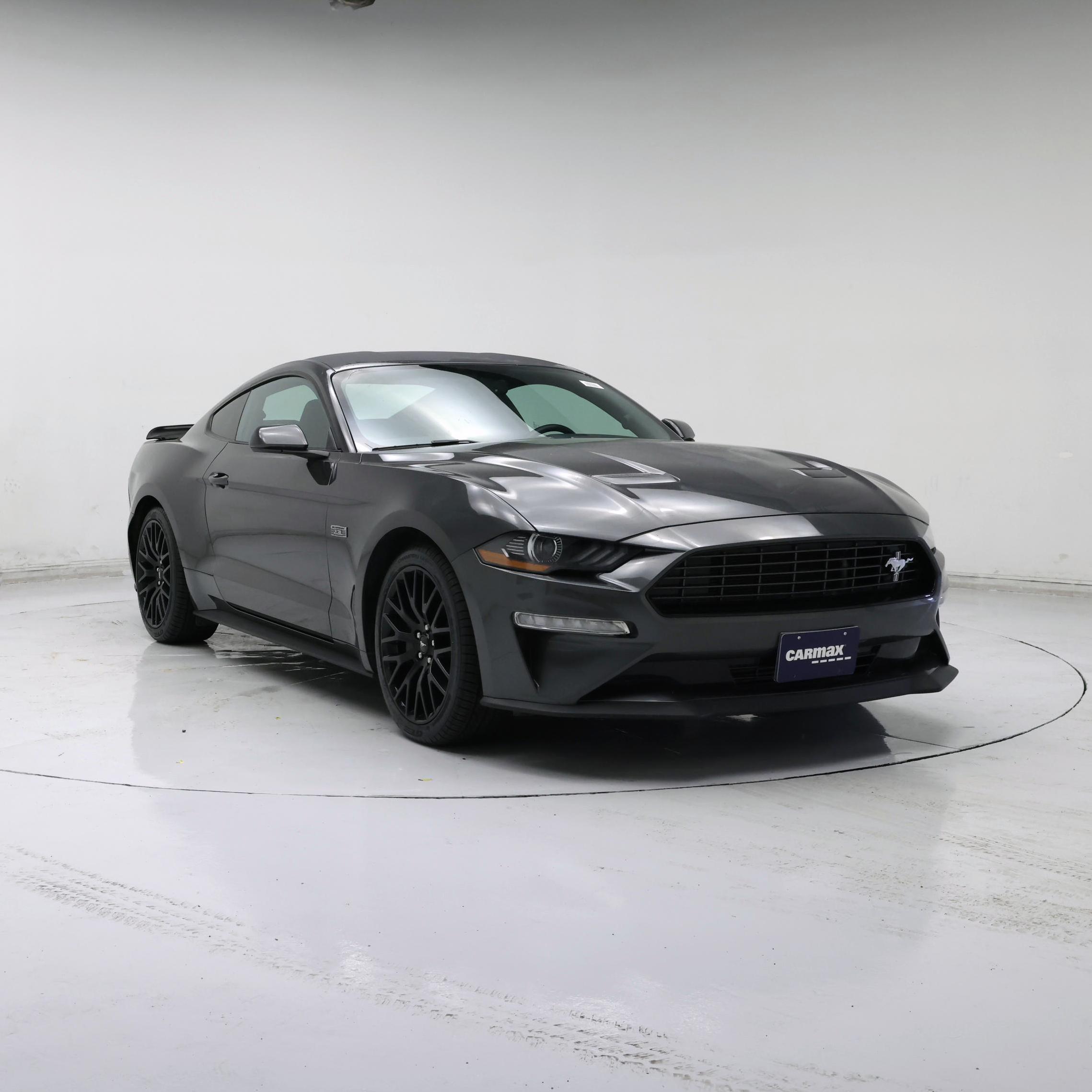 Gray 2020 Ford Mustang Coupe Rear-Wheel Drive Automatic