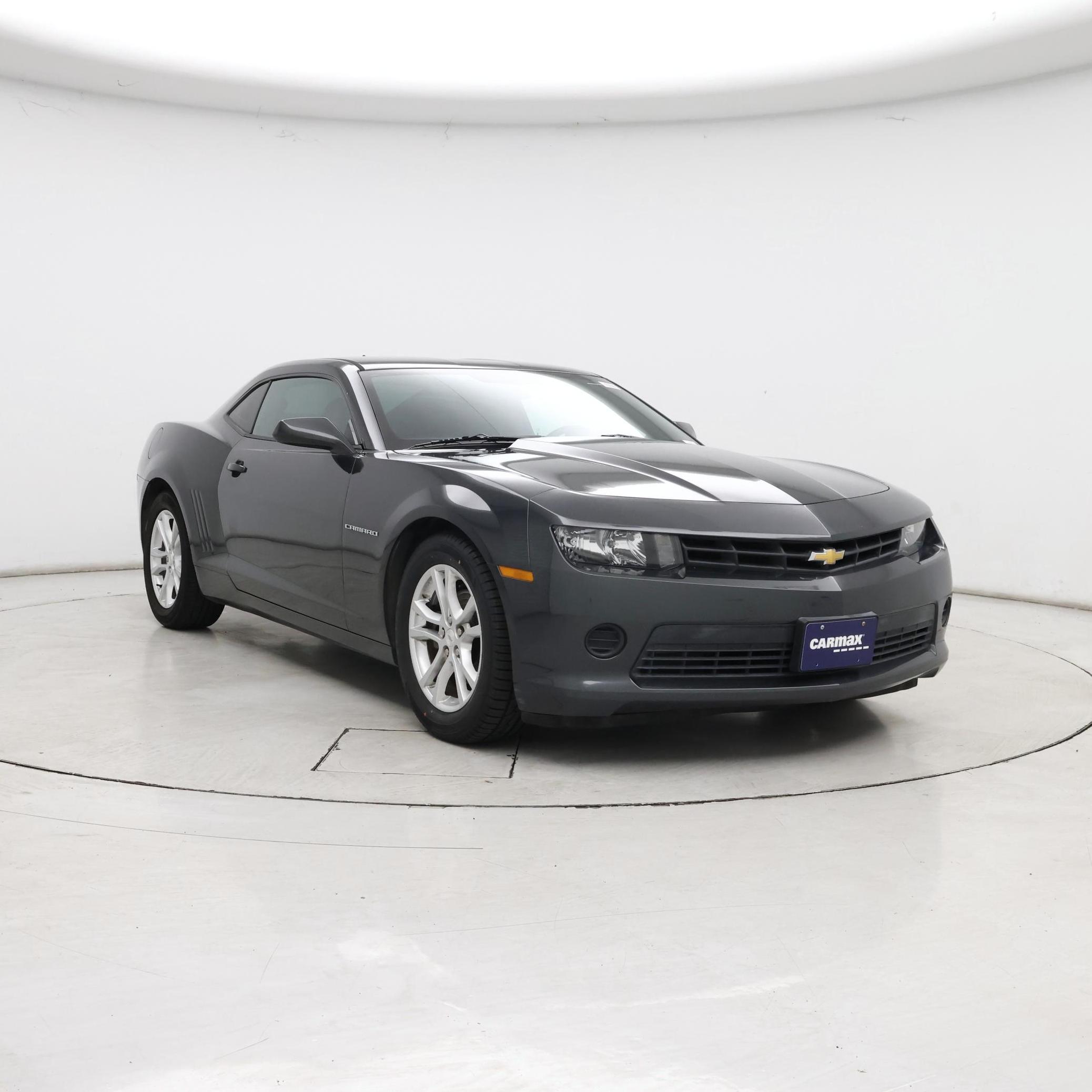 Gray 2015 Chevrolet Camaro Coupe Rear-Wheel Drive Automatic