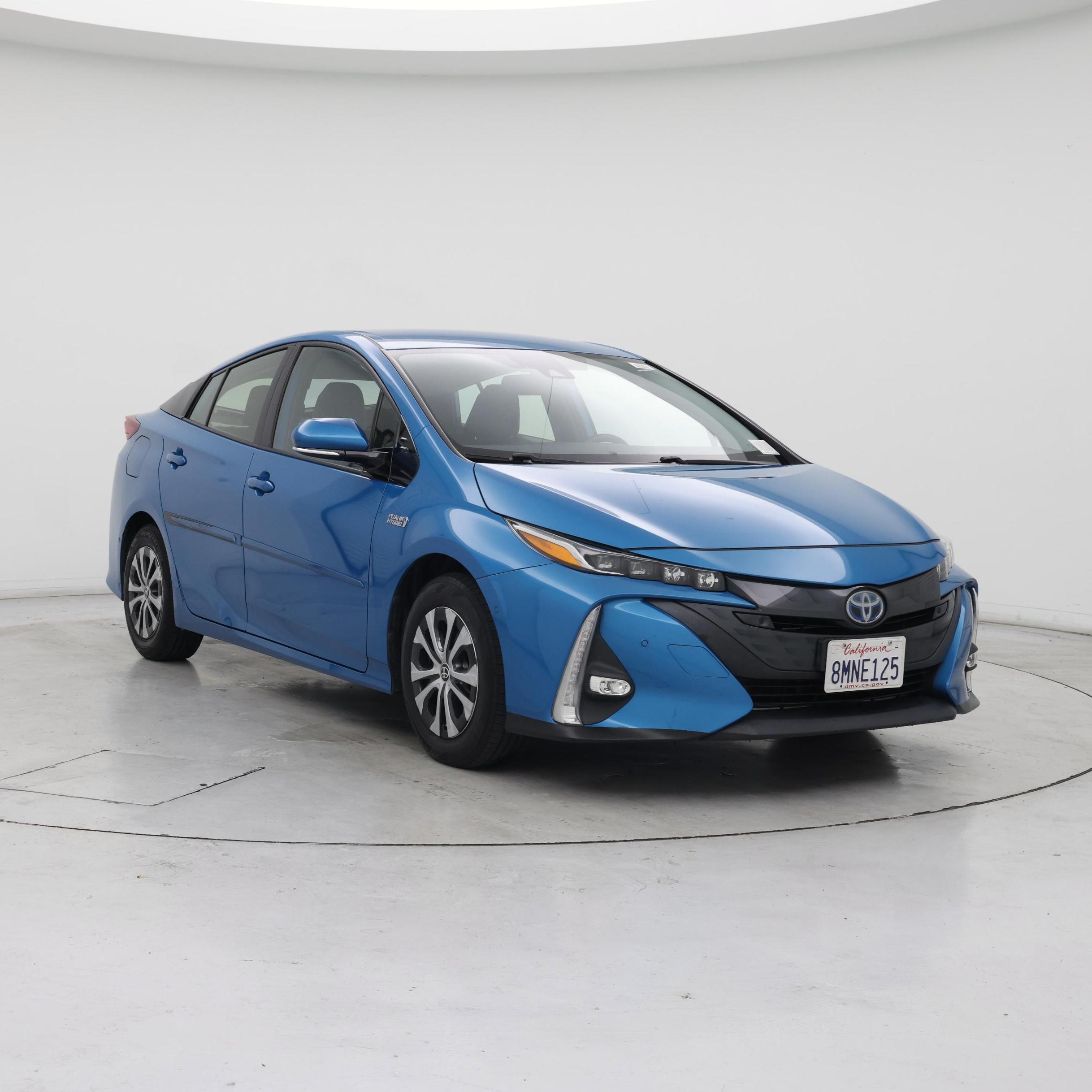 Blue 2020 Toyota Prius Prime Hatchback Front-Wheel Drive Automatic
