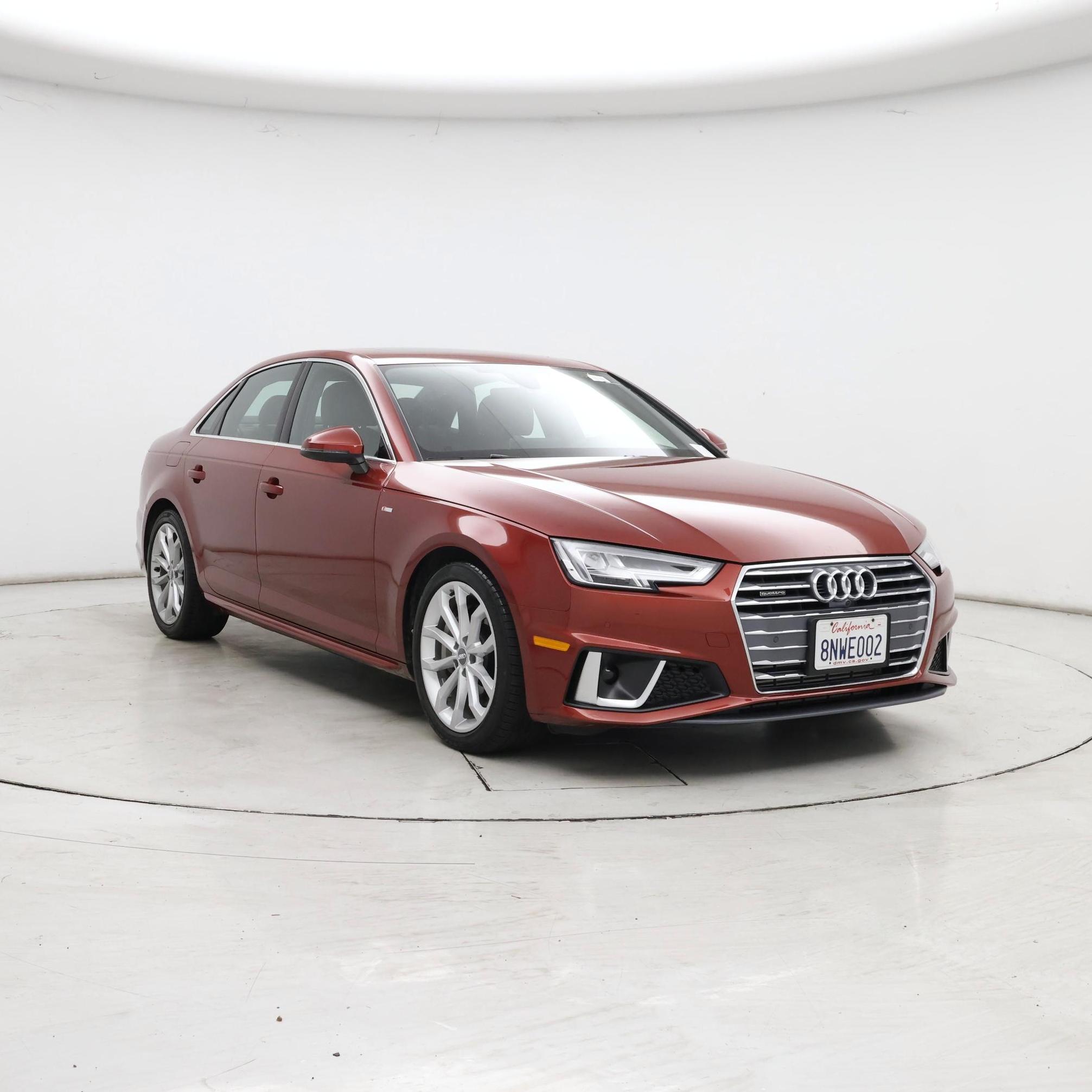 Red 2019 Audi A4 Sedan All-Wheel Drive Automatic